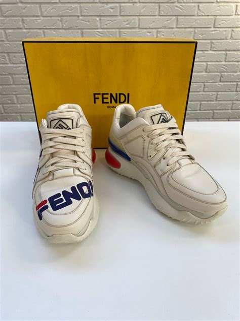 fendi logo fila|porter fila x fendi sneakers.